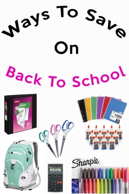 ways to save on back to school