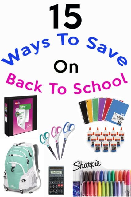 how to save on back to school shopping