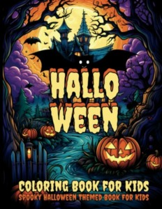 Halloween coloring book for kids