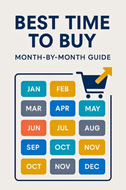 Best time to buy items by month
